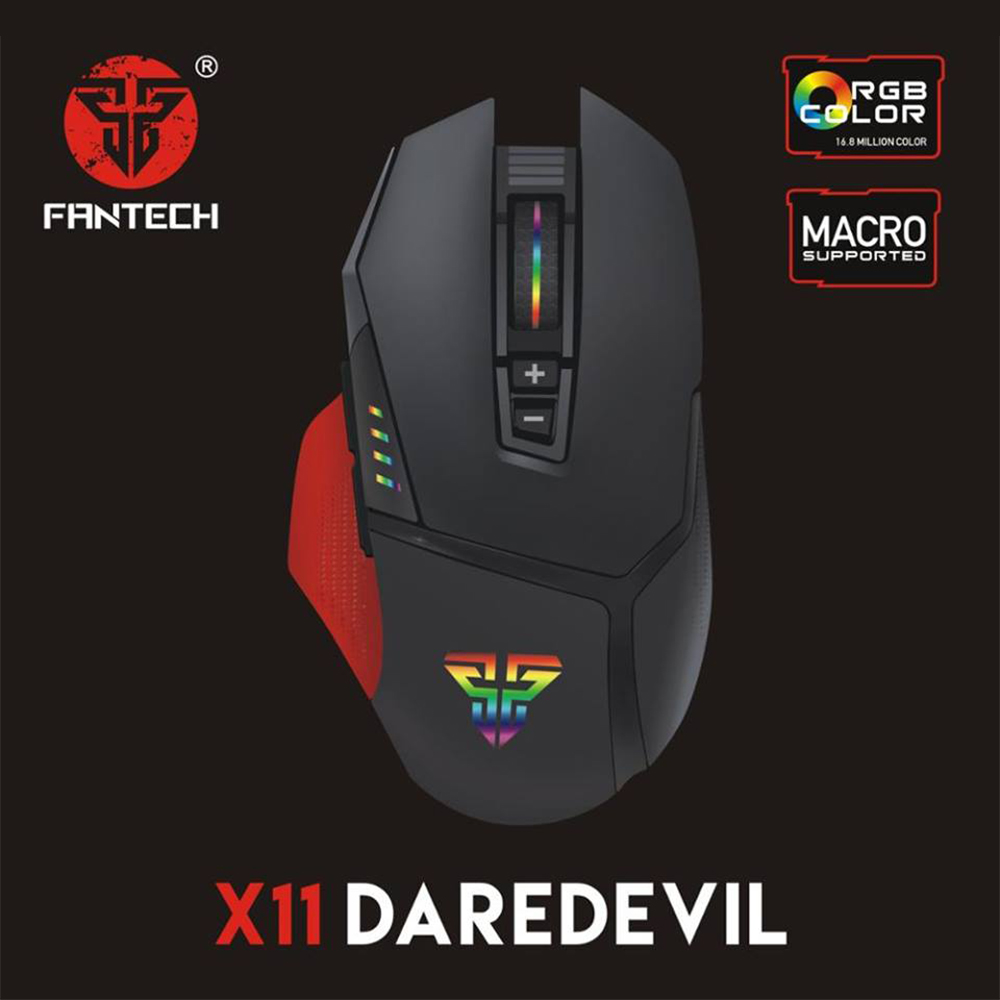 X11 DAREDEVIL MACRO RGB GAMING MOUSE